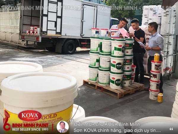 KH mua sơn KOVA nhà máy Hà Nội tại KOVA Bình Minh 15